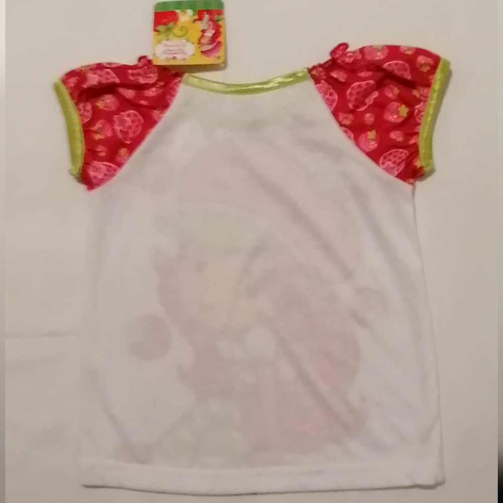 Strawberry Shortcake Girl's 2pc Pink Pajamas Pajama Set NWT Size 3T - Picture 5 of 11